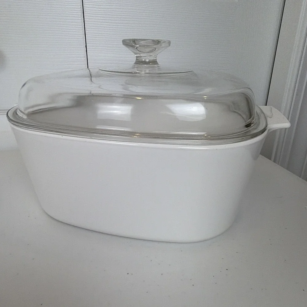 COOKMATES by Corning 5 Quart Covered Casserole KA-DO-5 With Pyrex Lid A12C